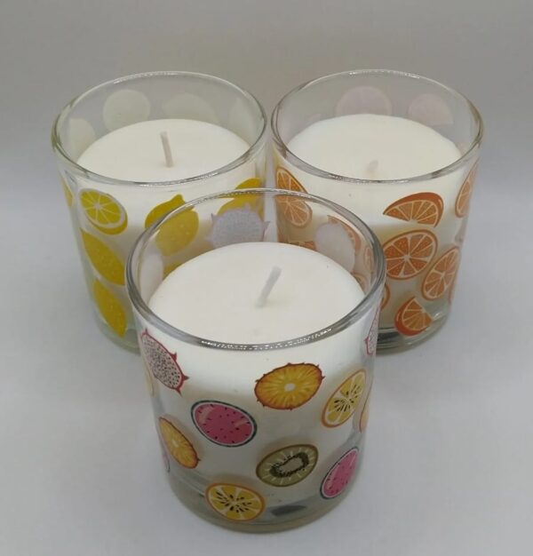 Fruit Decal Candle