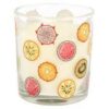 Tesco Fruity Decal Tropical Candle 109g