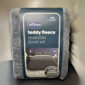 Teddy fleece reversible set