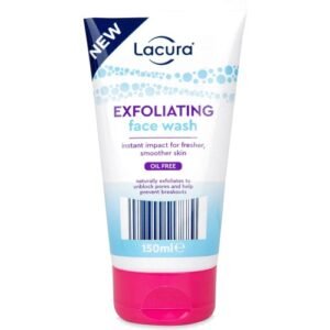 Exfoliating face wash