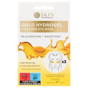 Gold hydrogel eye mask
