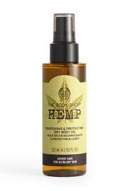 Hemp dry body oil
