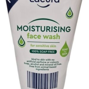 Lacura Moisturising Face Wash for Sensitive Skin 100% Soap Free, Kind to Skin, No Artificial Parfum or Colours 150ml