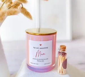 Mums glow brilliantly scented jar