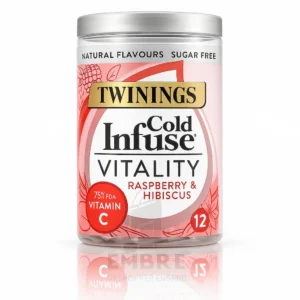 Cold infuse Vitality Raspberry and hibiscus