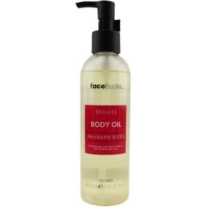 Face facts Body oil Rhubarb rose